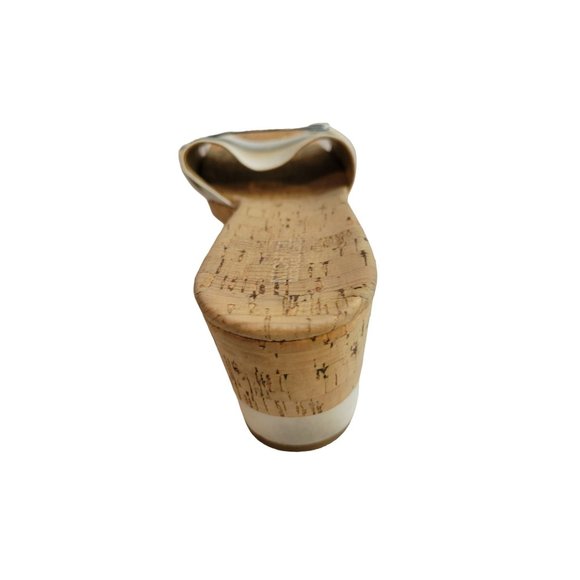 Micheal Kors Women's Wedge Leather Platform Sandal Rubber Outsole Size 8.5M - Picture 6 of 8